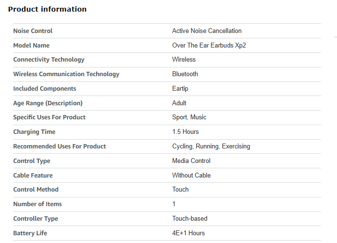 standout features of the BUFVOKY XP2
