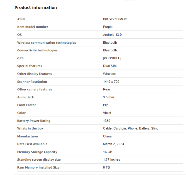 Connectivity and Special Features