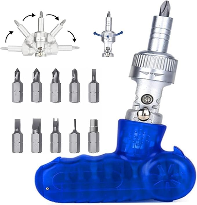 Magnetic Ratchet Screwdriver Set
