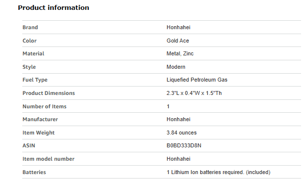 Features of the Exquisite Refillable Windproof Lighter