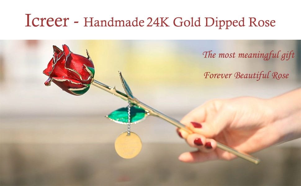 24K Gold Rose