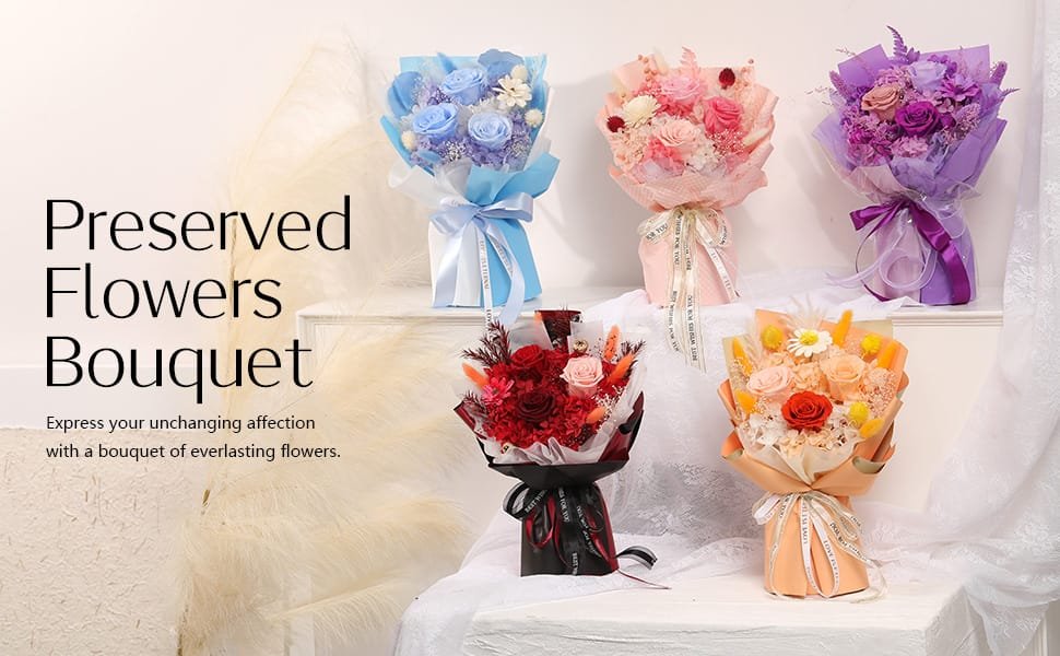 Customization and Choice Preserved Flowers Bouquet