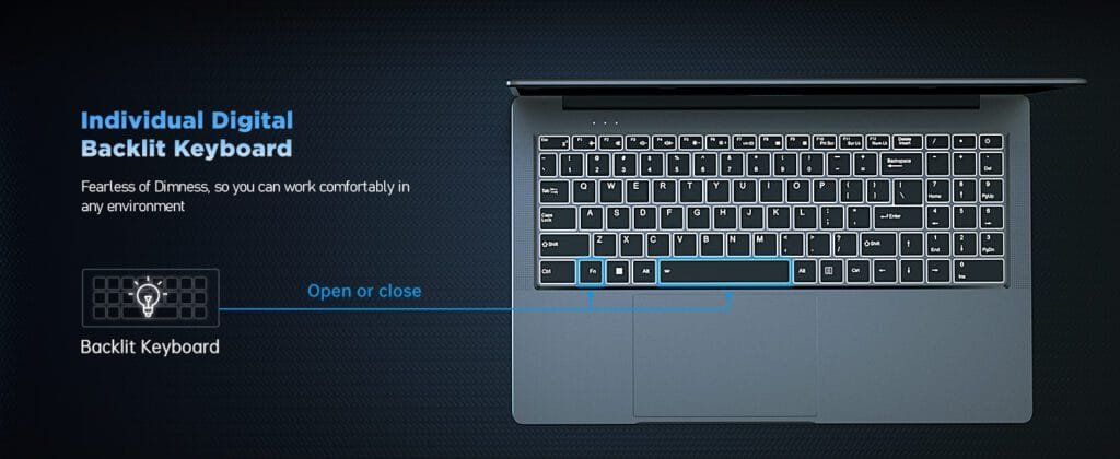 Backlit Keyboard for Enhanced Gaming Experience