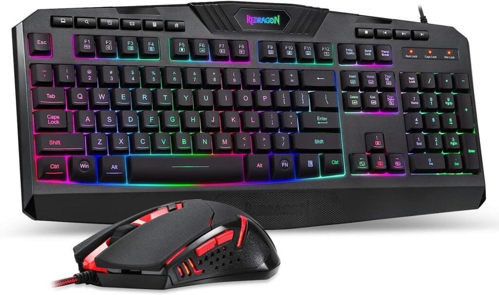 Redragon S101 Gaming Keyboard and Mouse Combo