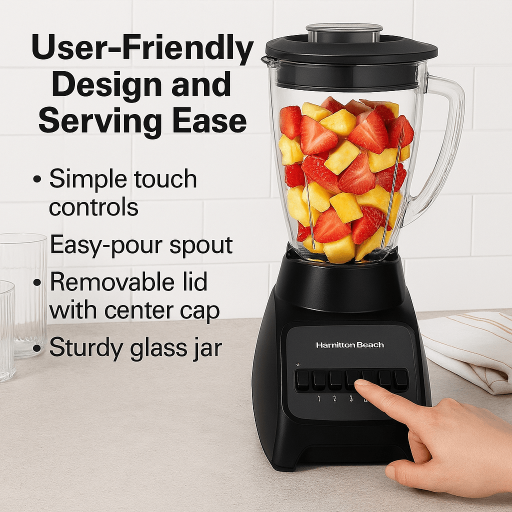 User-Friendly Design and Serving Ease