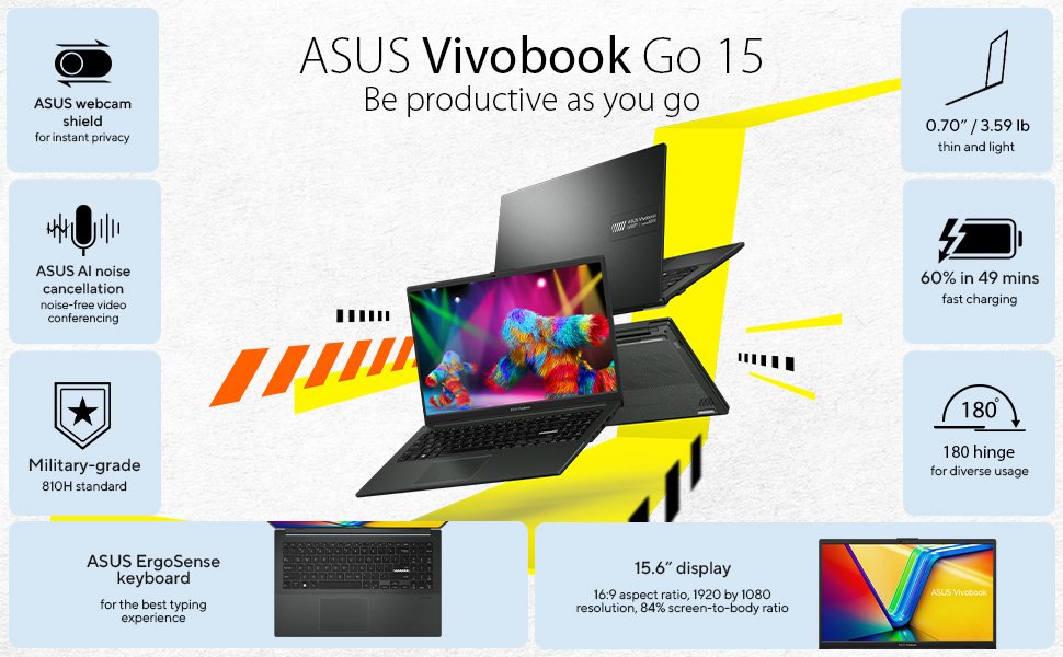 Specifications Overview of ASUS Vivobook Go
