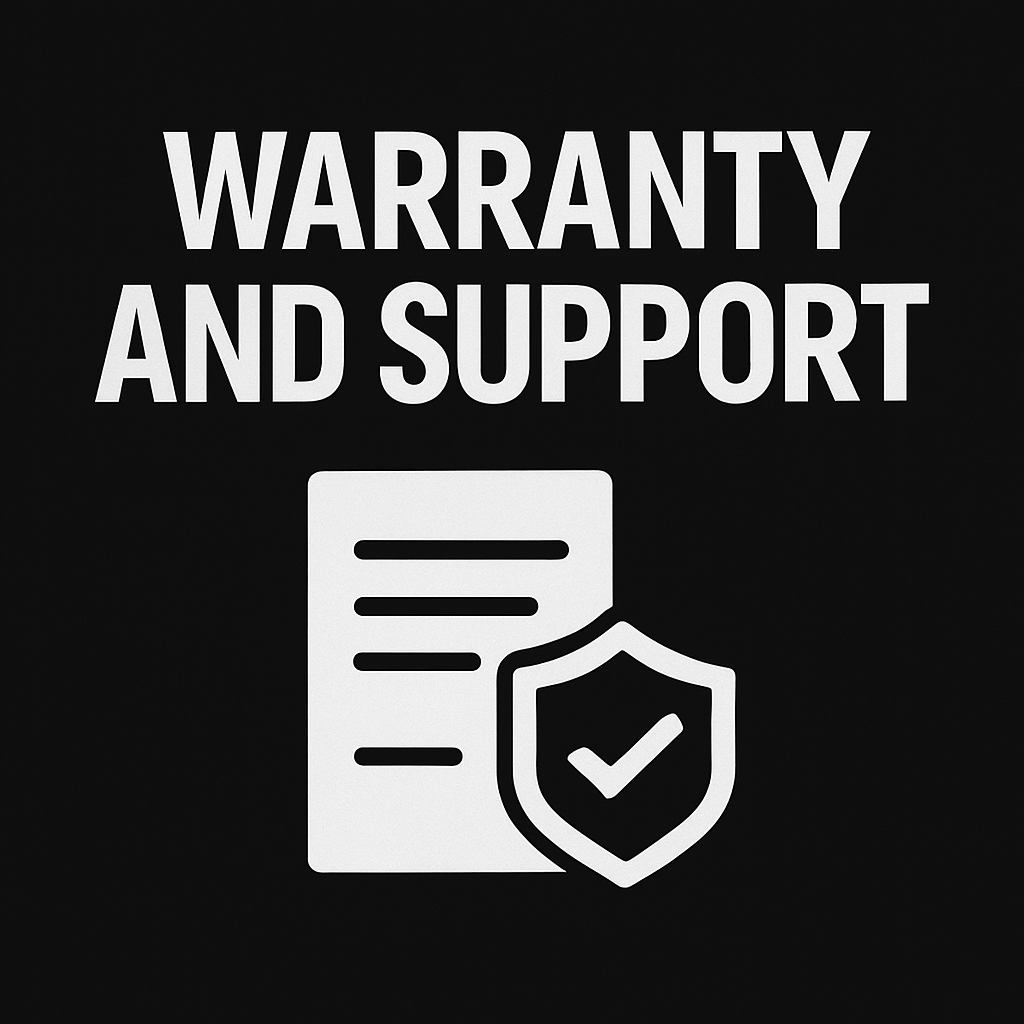 Warranty and Support
